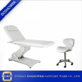 China Verstelbare witte massagebedden voor volle lichaam met automatische thermische massagebed voor spa -bank van de voedselmassage bedstoel fabrikant