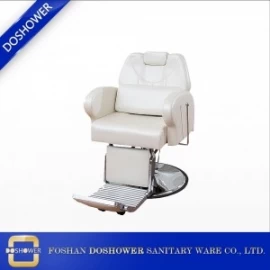 porcelana Proveedor de equipos de silla de barbero China con silla de peluquero reclinable para silla de peluquería de lujo fabricante