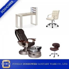 China beauty salon furniture spa pedicure chair manicure table pedicure and manicure station on sale DS-L4004 SET manufacturer