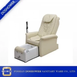 Cina best quality pedicure spa chair white leather nail portable zero gravity spa massage chair produttore
