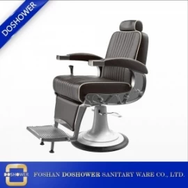 China brown barber chair with modern barber chair for China barber chair beauty salon factory manufacturer