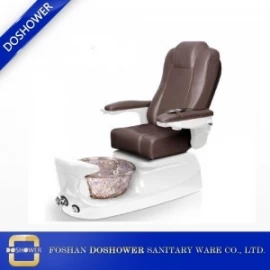 China cheap salon spa glass bowl pedicure chair shiatsu massage chair manufacturer