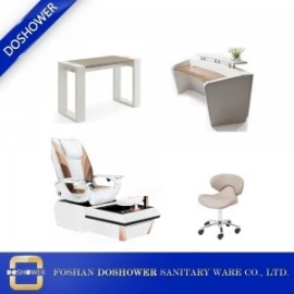 porcelana china pedicure spa silla set mesa de uñas fabricante china pedicure station DS-W9001A SET fabricante