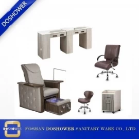 China china spa pedicure chair manufacturer with manicure table supplies of wholeset salon package on sale DS-N04 SET manufacturer
