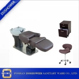 China Cadeira de shampoo de fibra para salão com fornecedor de cadeira de shampoo de salão para o fornecedor de cadeira de shampoo de beleza de salão fabricante