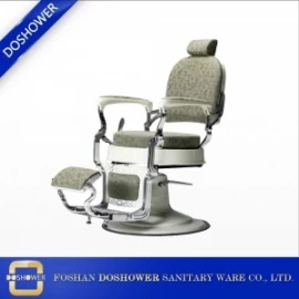 China green barber chair for sale with classic barber chair vintage for hair salon barber chair factory manufacturer