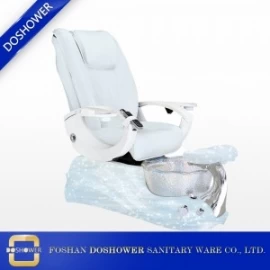 China hete verkoop pedicure manicure stoel met glanzende wastafel pedicure spa stoel pomp groothandel china DS-W2017 fabrikant