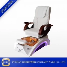 China hot sale white leather pedicure chair foot spa massage manufacturer china 2019 DS-23 manufacturer