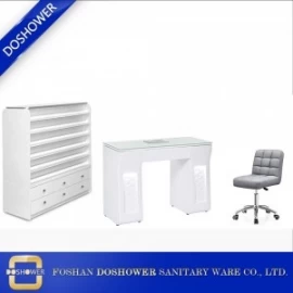 China led nail polish rack cabinet with nail polish display stand rack of nail polish wall rack DS-R44 manufacturer