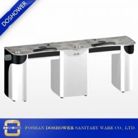 China manicure tables nail bar station nail table with pipe for double air vent nail table wholesale china DS-N2047 manufacturer