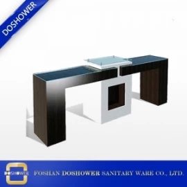 China manicure tables sale with modern nail salon furniture of cheap nail table manufacturer
