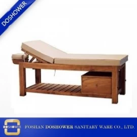 Chine massage bed  table wooden lay down table of salon furniture wholesale china fabricant