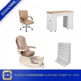 Chine moderne pédicure chaise station nail salon spa manucure table paquet en gros DS-W1785C ENSEMBLE fabricant