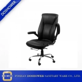 China nail salon furniture rotating swivel mechanism salon customer chairs with memory foam seat cover manufacturer