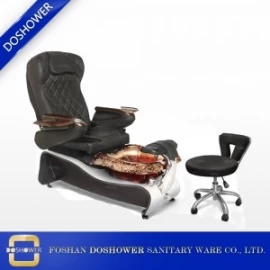 China novo estilo cadeira de pedicure com cadeira de pedicure de luxo unha salão spa cadeira com fezes à venda DS-W2028 fabricante