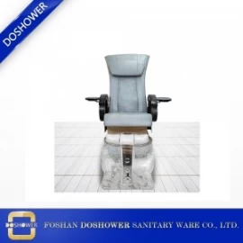 الصين أحدث تصميم باديكير كرسي فاخر مع الصمام الخفيفة من قاعدة حوض سبا لامعة القدم الصانع