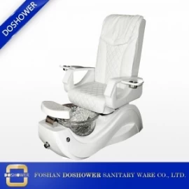 Çin Pedikür sandalye modern beyaz manikür pedikür spa sandalye pedikür sandalye musluk çin üretici DS-S17G üretici firma