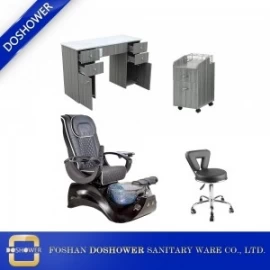 China pedicure chair wholesale nail table manicure table nail salon furniture package china DS-S15A SET manufacturer