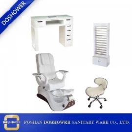 China fornecedores e fabricantes de cadeira de spa pedicure China wholesale cadeira de massagem pipeless com tigela de vidro DS-S19 SET fabricante