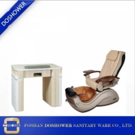 China reception desk salon nail tables dipping powder rack with nail table luxury pedicure sets  for nail and spa tables manufacturer