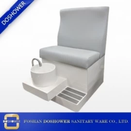 China salão banco pedicure cadeira bancos de madeira cadeira único banco duplo fabricante china DS-W2029 fabricante