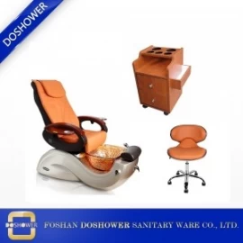 China salon package high quality pedicure chair and manicure table set DS-S17 SET manufacturer
