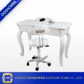 China salon station furniture nail table with dust collector of nail manicure table manufacturer manufacturer