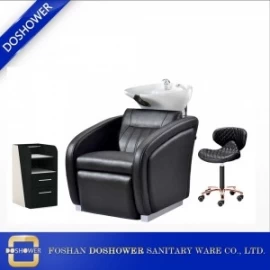 Çin Şampuan Sandalye Salon Mobilya Tedarikçisi Lüks Saç Salon İstasyonu ile Spa Pedikür Sandalye Saç Şampuan Sandalye DS-S542 üretici firma