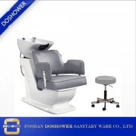 Çin Şampuan sandalyeleri, lüks şampuan sandalyesi ile saç salonu şampuan kaseleri için siyah lavabo ve sandalyeler altın tedarikçisi üretici firma
