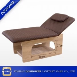 Китай Спа массажная кровать деревянная основа массажная кровать уход за лицом кровать дешевые цены на продажу Китай DS-M8888 производителя