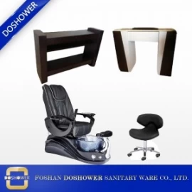 porcelana spa silla de pedicura colección doshower silla de pedicura paquete mesa de manicura suministros china DS-W18173A SET fabricante