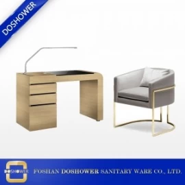 中国 卸売ゴールドマニキュアテーブルと椅子protableマニキュアステーション用品中国DS-N2001セット メーカー