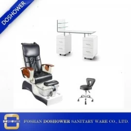 Chine wholesale manicure pedicure salon chair manicure table station china DS-W1920 SET fabricant