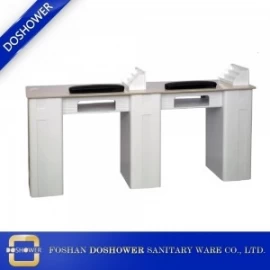 China Atacado unha polonês gel uv dupla manicure secador de mesa de armazenamento de unhas tabela china DS-N91232 fabricante