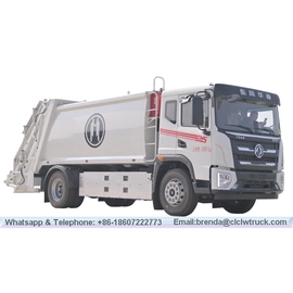 Tsina Dongfeng 11 ton purong electric compression basura trak Manufacturer