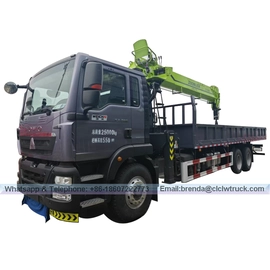 Tsina Howo 14 ton na trak na naka -mount crane Manufacturer