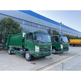 Tsina 5CBM basura compactor truck na may Japan iSuzu chassis compactor basura trak hot sale Manufacturer