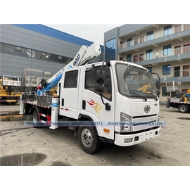 ประเทศจีน รถบรรทุกงานแพลตฟอร์มทางอากาศของจีน 20m 23m 25m 27m 28m 30m รถบรรทุกกรงทางอากาศไฮดรอลิกแขนตรง ผู้ผลิต