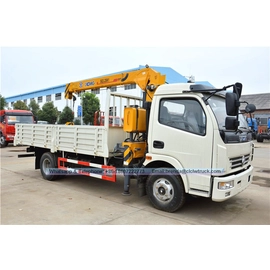 ประเทศจีน DFAC 4X2 3200 Kgs Truck Mountec Crane, 3.2 ton Lorry Crane ผู้ผลิต