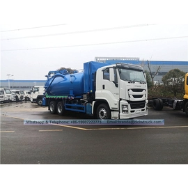 الصين مضخة الضغط العالي ISuzu 6X4 20000L 20ton شاحنة شفط تنظيف المجاري - شاحنة شفط الضغط النظيف ذات الضغط العالي 18ton الصانع