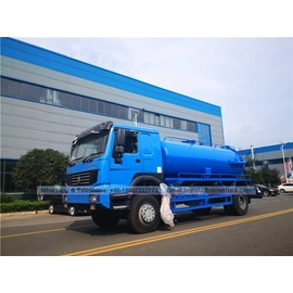 China RHD Sinotruck HOWO 10000liters Vacuum Jetting Flushing Sewage Suction Septic Tanker Truck Price manufacturer