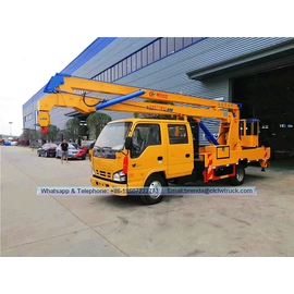 الصين ISUZU 16 متر تشغيل المرتفعة المورد شاحنة العمل الصانع