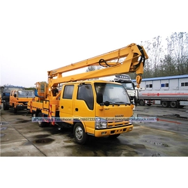 China ISUZU Double Cab 12-30 Meters Bucket Lift Truck Supplier manufacturer