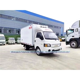 الصين جاك ثلاجة شاحنة مورد الصين ، شاحنة شحن الثلاجة 3 طن ، ثلاجة شاحنة CNG/محرك البنزين ، شاحنة ثلاجة صغيرة الصانع