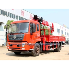 China New Condition Dongfeng 8000 kgs Knuckle Boom Crane Truck For Sale manufacturer