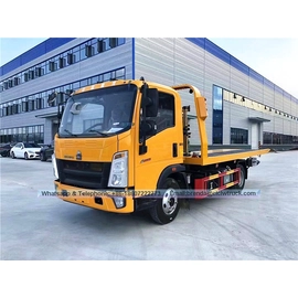 Tsina Sinotruk Howo 5ton Flatbed Tow Truck, 4x2 Wrecker Tow Truck For Sale Manufacturer