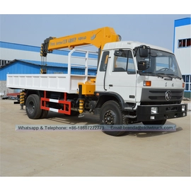 Китай Dongfeng 8 Ton телескопическая стрела автокрана производителя