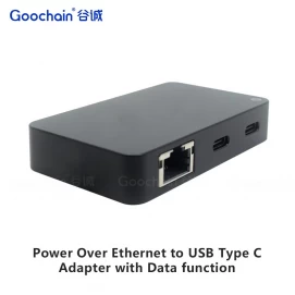 ¿Qué es el adaptador de concentrador Gigabit POE a USB C?