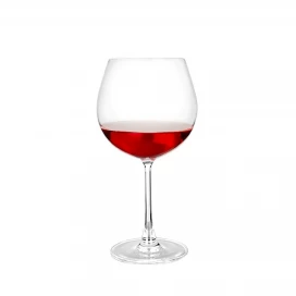 porcelana Copas de vino color burdeos de cristal sin plomo de 630 ml y 22 oz listas para enviar fabricante