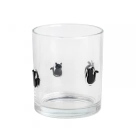 China Private Label Luxury Candle Jars Clear Glass 6oz 7oz 8oz 9oz Halloween Decor Inlay Design with Lid manufacturer